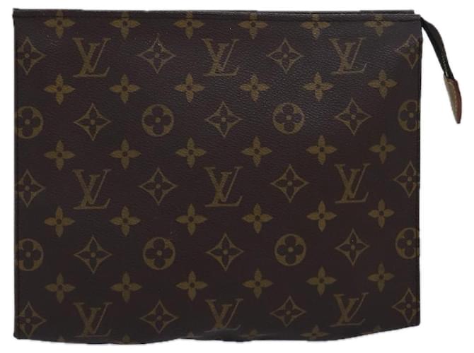 LOUIS VUITTON Monogram Poche Toilette 26 Pouch M47542 LV Auth yk13699 Monograma Lona  ref.1553325