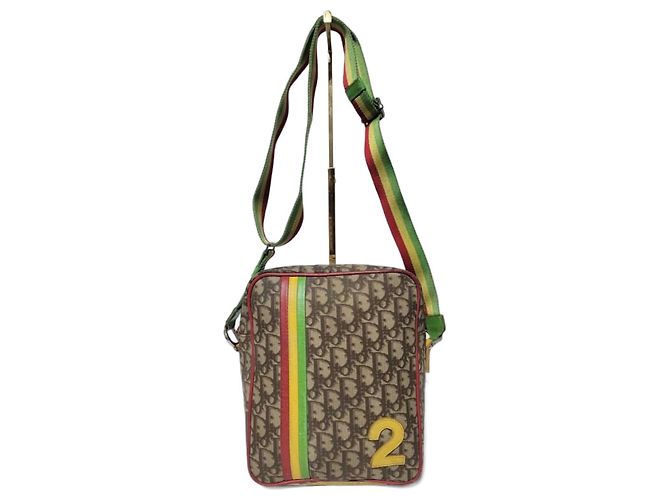 CHRISTIAN DIOR Borsa Messenger Rasta Diorissimo Marrone Beige