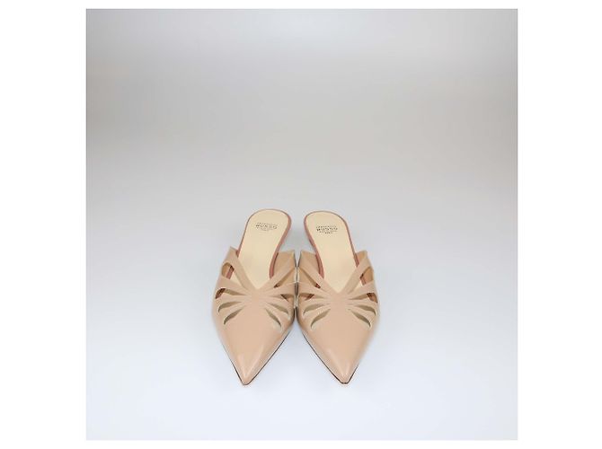 FRANCESCO RUSSO Talons T.EU Cuir Beige