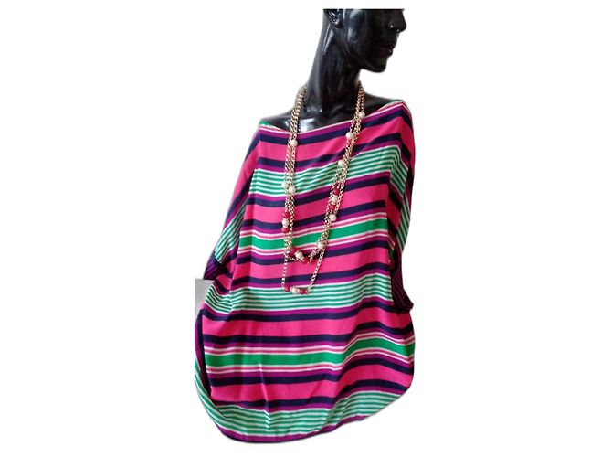 Top de seda Yves Saint Laurent Rive Gauche Multicor 
