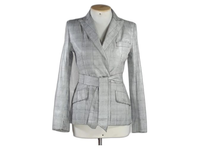 Dolce & Gabbana Lambskin Jacket White
