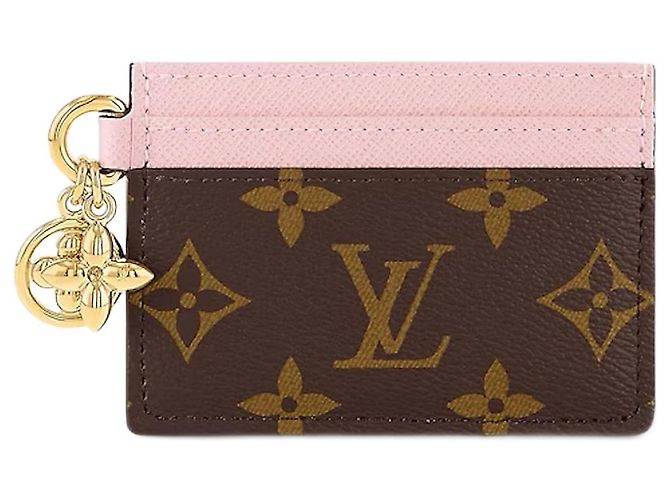 Louis Vuitton Tarjetero LV Charms Rosa