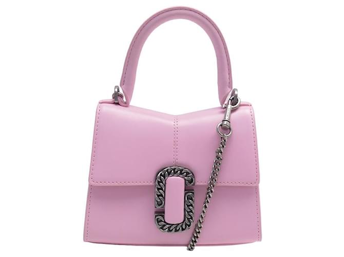 NINE MARC JACOBS ST MARC BUBBLEGUM 2P3HSC004H01 SHOULDER BAG Pink Leather  ref.1553643