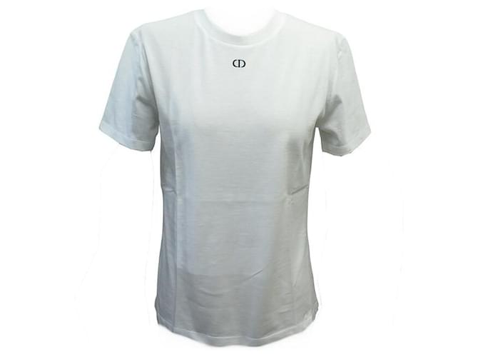 NINE T-SHIRT CHRISTIAN DIOR EMBROIDERY LOGO CD 1U3T09A4490