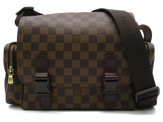 Sac à épaule Reporter Melville Louis Vuitton Toile Marron Damier ebène  ref.1554087