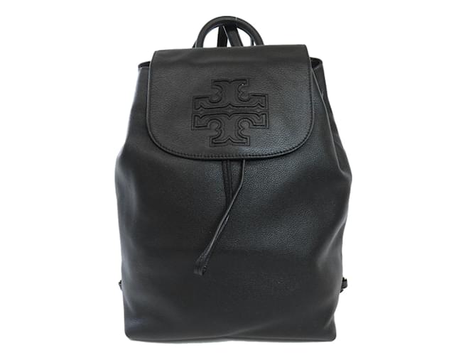 Sac à dos en cuir noir Tory Burch  ref.1554214