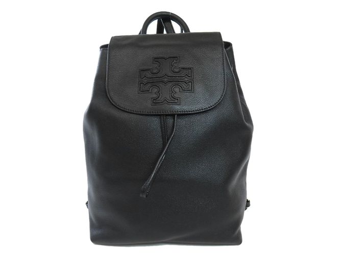 Tory Burch Black Leather Backpack