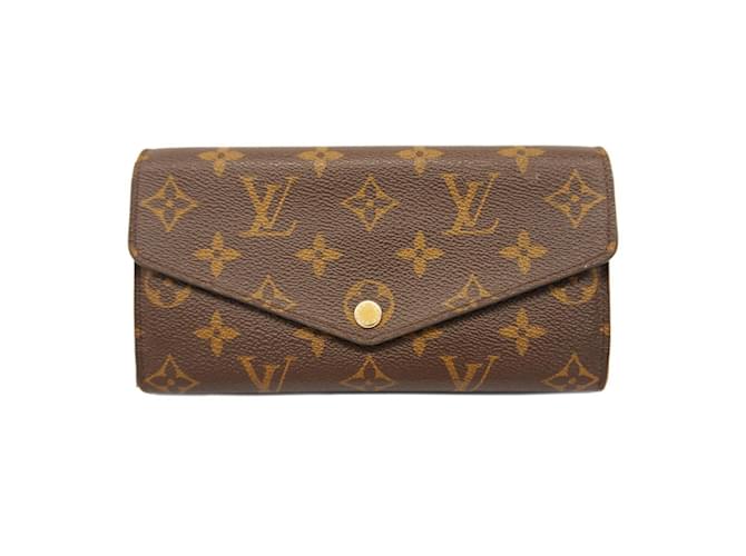 Louis Vuitton Monogram Portefeuille Sarah Wallet Brown Patent leather  ref.1554333