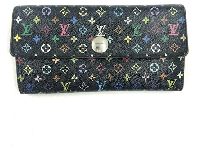 Sarah Louis Vuitton Monogram Multicolor Coin Purse Multiple colors Cloth  ref.1554366