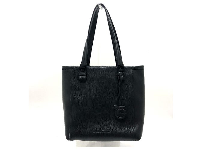 Schwarze Leder-Tote von Salvatore Ferragamo