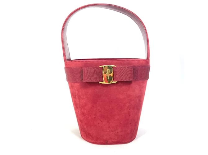 Borsa in pelle rossa Salvatore Ferragamo Rosso  ref.1554537