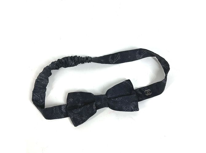 Timeless Corbata negra Chanel Negro