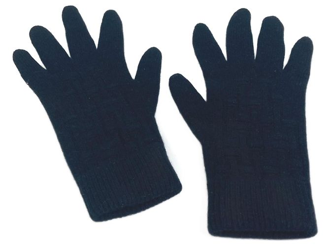 Hermès Hermes Black Warm Gloves
