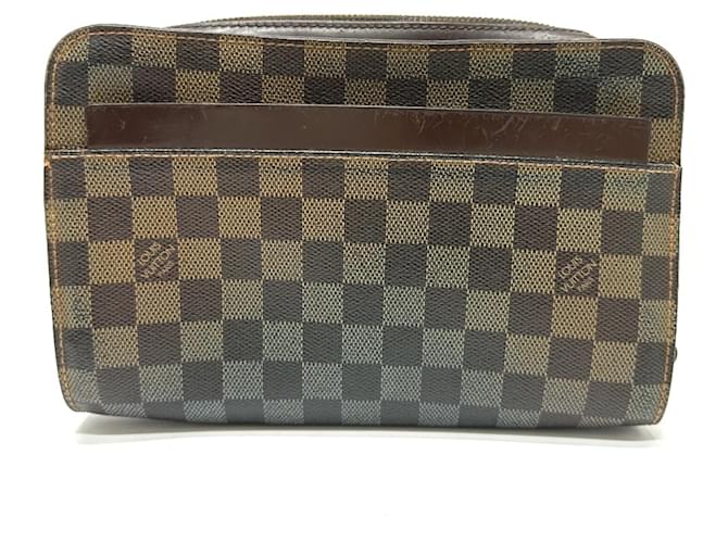 Bolsa Pouch Damier N51993 da Louis Vuitton Marrom  ref.1554714