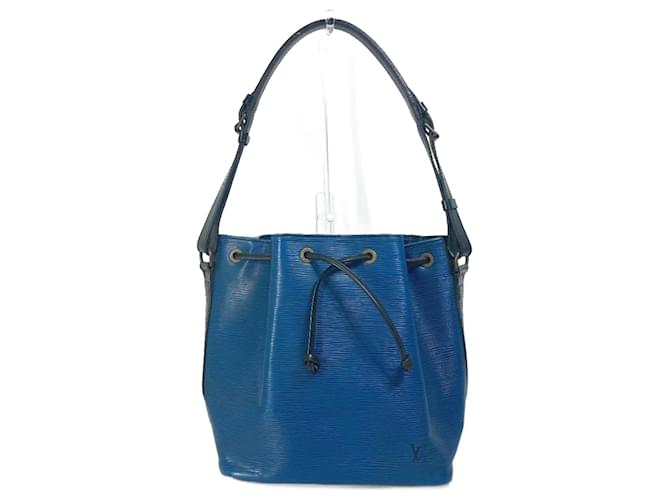 Sac à épaule bicolore Epi Louis Vuitton Cuir Bleu  ref.1554716