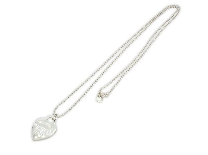 Tiffany & Co Tiffany 925 Return to Tiffany Heart Tag Long Pendant Silver  ref.1554766