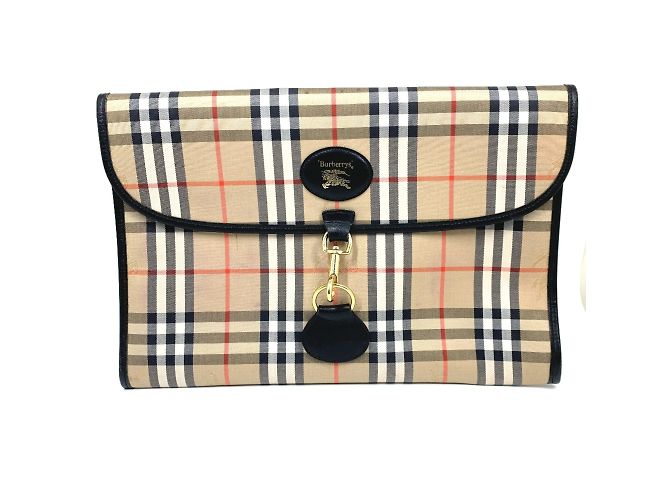 Borsa Clutch Beige Burberry