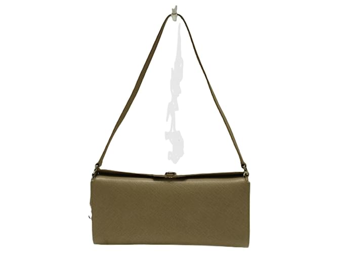 Borsa a spalla beige Gancini Salvatore Ferragamo  ref.1554835