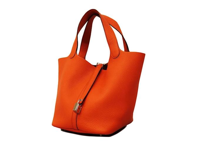 Hermès Sac à main Hermes Picotin Lock MM Cuir  ref.1555106