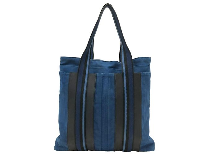 Hermès Sac à main GM Troca Vertical Hermes Bleu