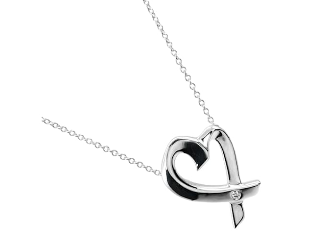 Tiffany & Co. Loving Heart Necklace Silver  ref.1555158