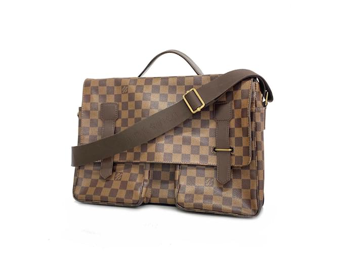 Sac à main Damier Broadway Louis Vuitton Toile Damier ebène  ref.1555181