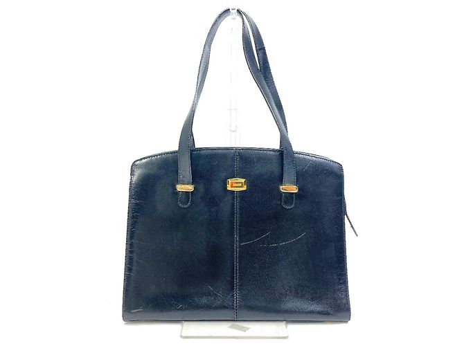 Bally schwarze Leder-Tote-Tasche