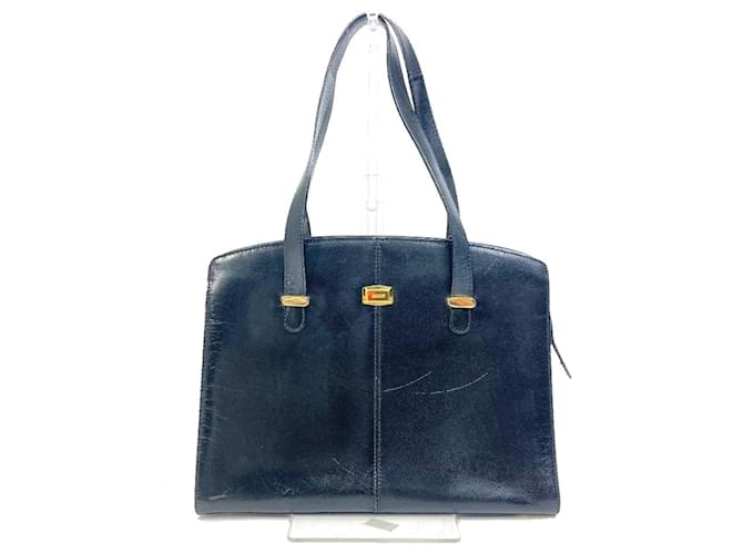 Sac fourre-tout en cuir noir Bally  ref.1555232