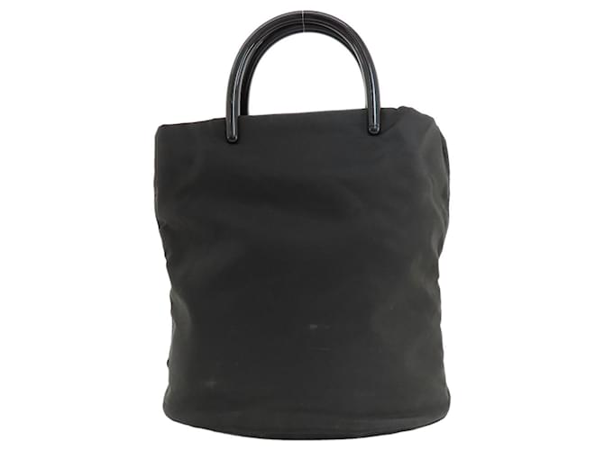 Borsa tote in nylon nero Prada  ref.1555336