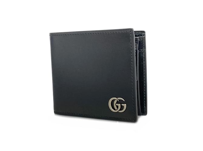 Gucci GG Marmont Leather Wallet Black  ref.1555423