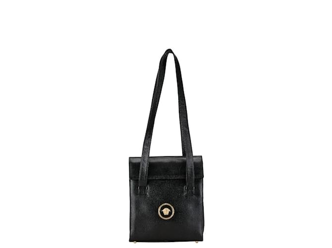 Versace Medusa Tote Bag Black Leather  ref.1555469