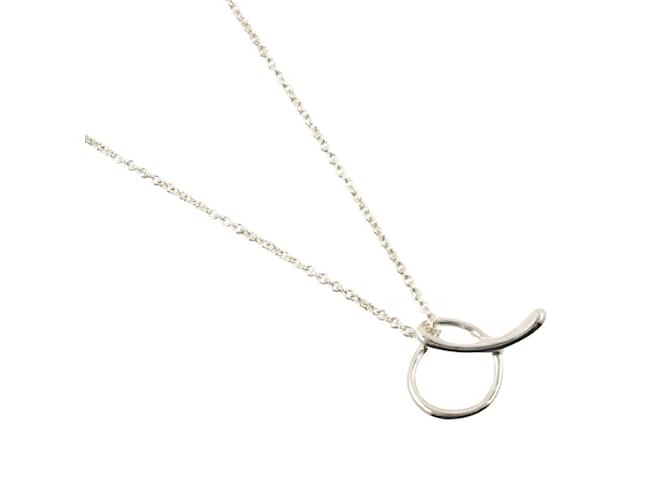 Colar com inicial Q da Tiffany & Co. Prata  ref.1555475