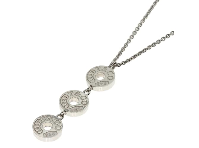 Tiffany & Co Collier Tiffany Three Drop Circle en argent  ref.1555480