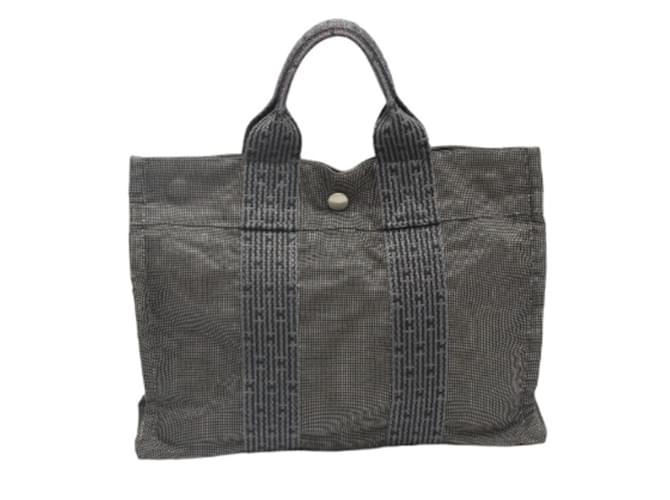 Hermès Sac fourre-tout gris Hermes Yale Line PM Marron  ref.1555700