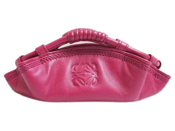 Loewe Nappa Aire Coin Case in Pink Leather  ref.1555759