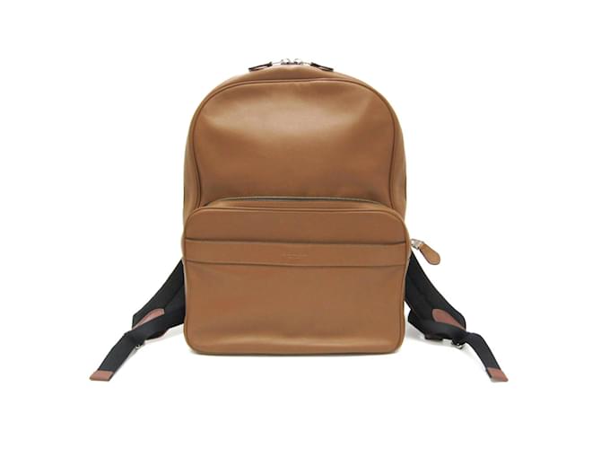 Sac à dos Coach Hamilton en cuir de veau sportif Marron  ref.1556033