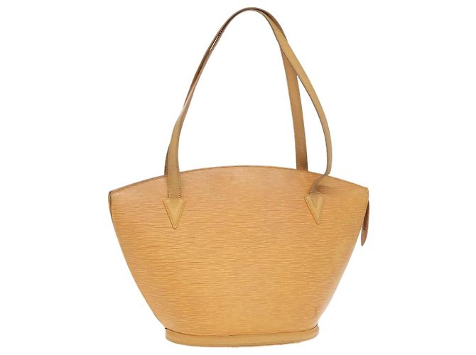 LOUIS VUITTON Epi Saint Jacques Bolsa de Compras de Ombro Amarela M52269 Auth 82784 Amarelo