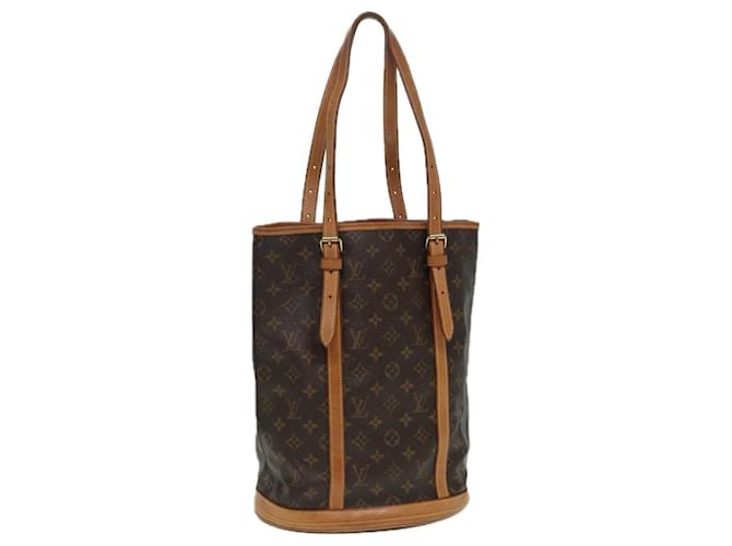 LOUIS VUITTON Sac à épaule Monogram Bucket GM M42236 LV Auth 82971 Toile Monogramme  ref.1556325