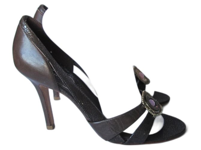 Schutz heeled sandals Brown