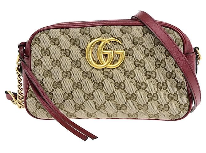 Gucci Marmont Toile Marron  ref.1556419