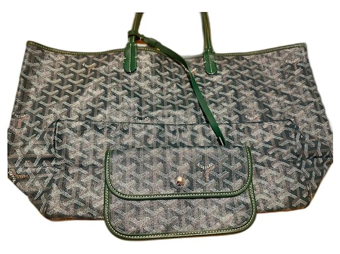 Saint Louis Goyard Pm Verde Biancheria  ref.1556475