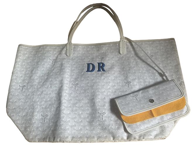 Saint Louis Bolso de mano Goyard GM Blanco de Lino