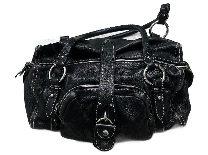 Miu Miu Lederhandtasche Schwarz