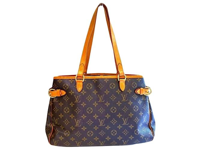 Louis Vuitton Batignolles Braun Leinwand  ref.1556924