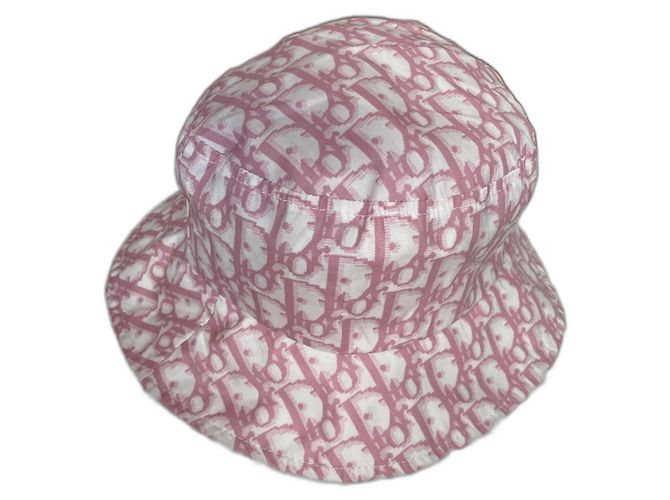 Dior Bob Hut Rosa Monogramm Logo Pink