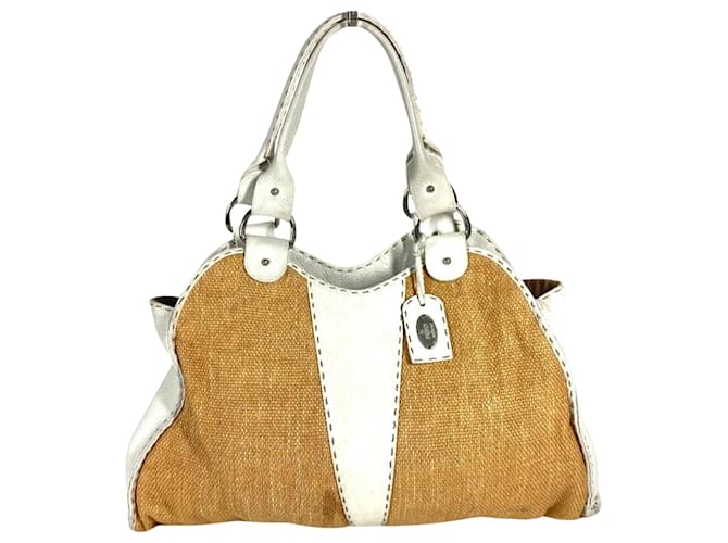 Fendi Selleria Beige Synthetic  ref.1557010