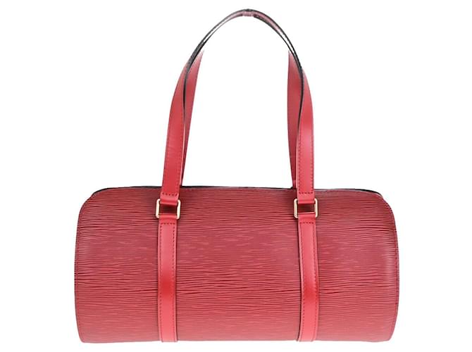 Louis Vuitton Soufflot Roja Cuero  ref.1557091