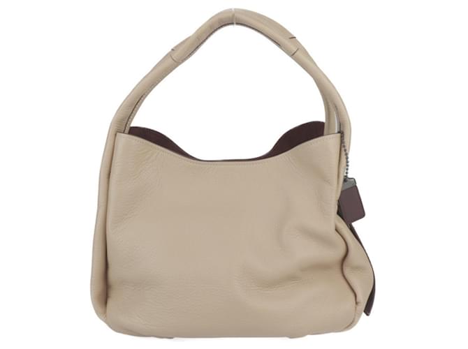 Coach Beige Leather  ref.1557123