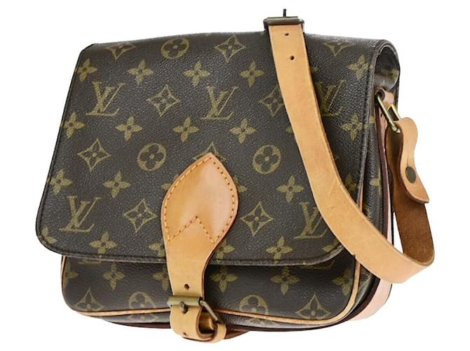 Cartouchiere Cartuchera Louis Vuitton Castaño Lienzo  ref.1557134