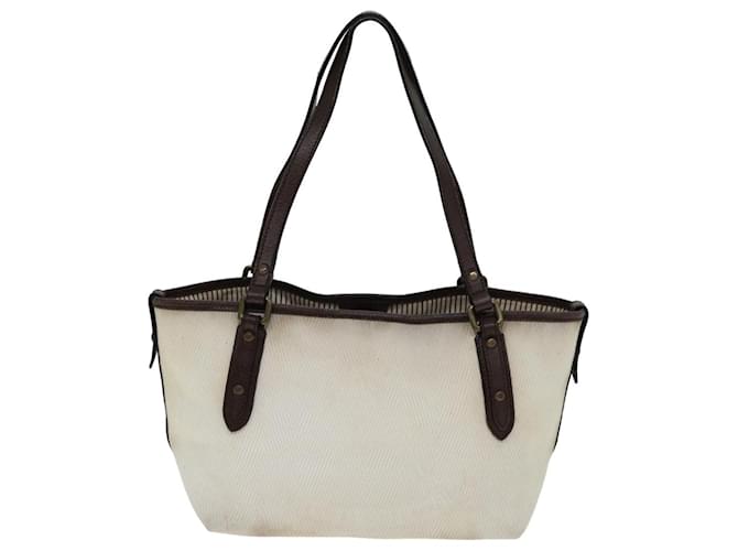 Burberry Bianco Tela  ref.1557185